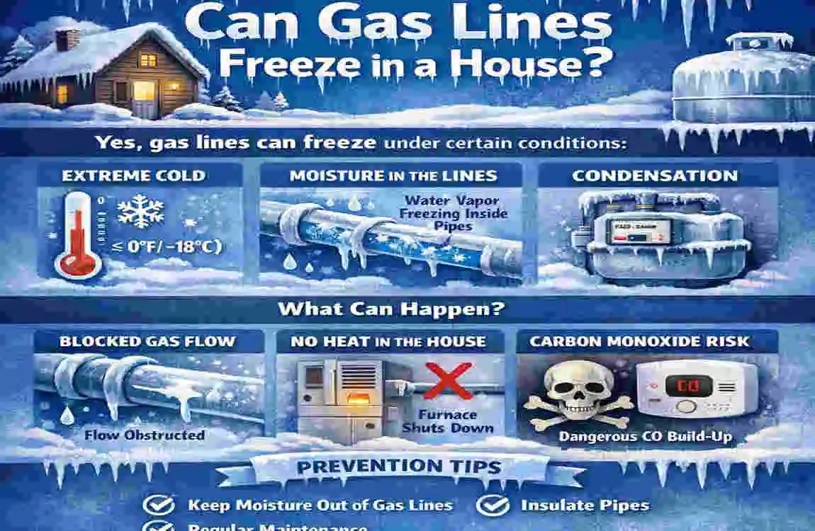 Can Household Gas Lines Freeze?