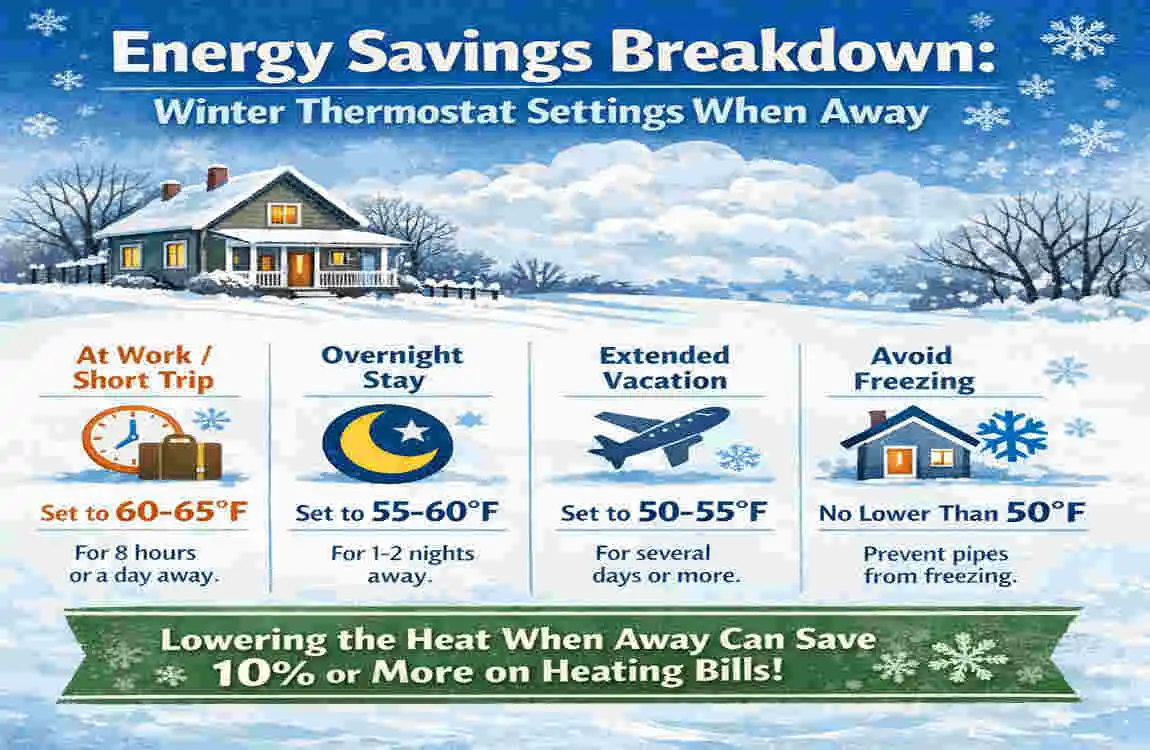 What Temperature to Leave House in Winter When Away: Expert Tips for Savings & Safety
