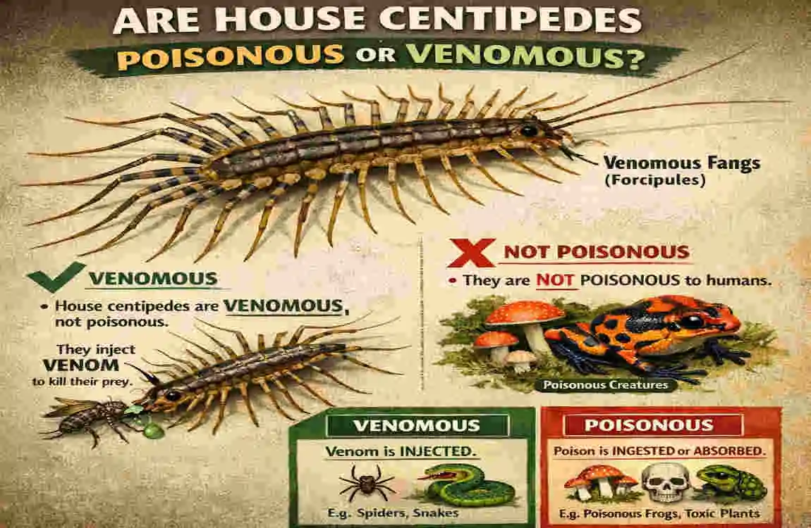 are house centipedes dangerous