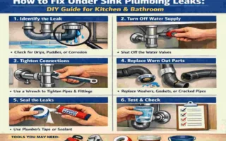 how to fix home plumbing under sink