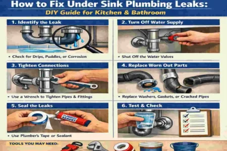 how to fix home plumbing under sink