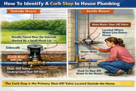 what is a curb stop in house plumbing