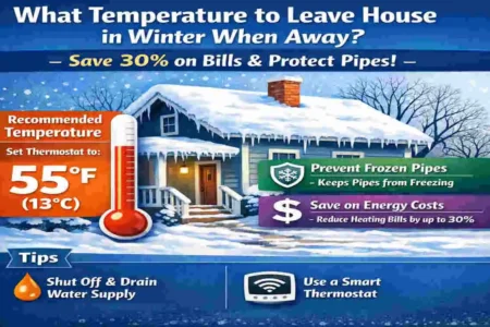 What Temperature to Leave House in Winter When Away: Expert Tips for Savings & Safety