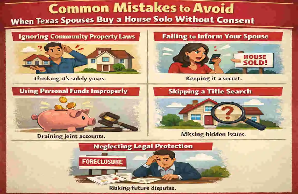 can a spouse buy a house without the other in texas