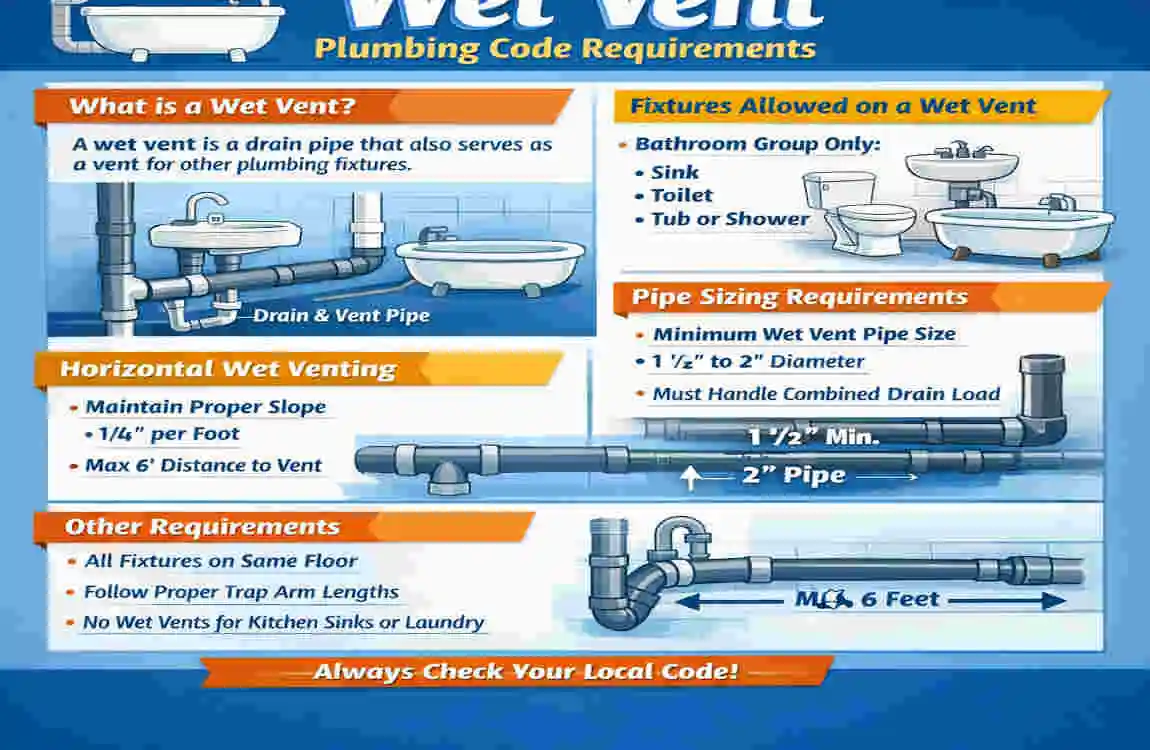 what is a wet vent home plumbing