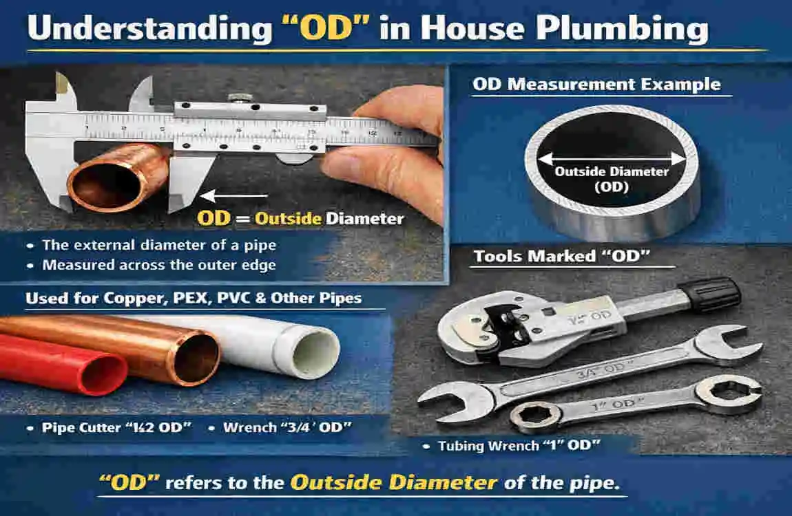 what does od stand for in house plumbing
