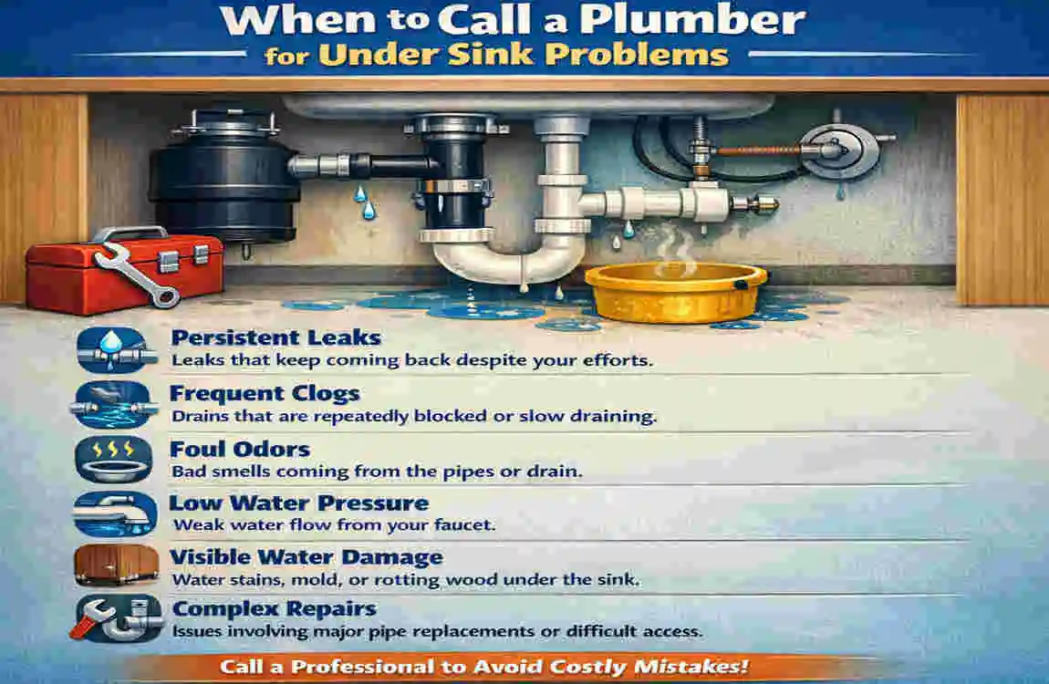 how to fix home plumbing under sink
