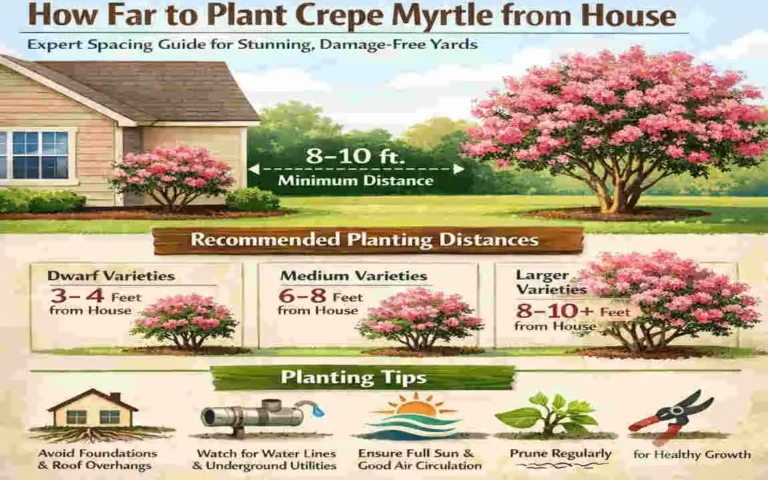 How Far to Plant Crepe Myrtle