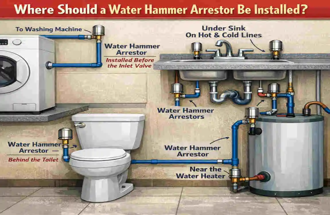 what is a water hammer arrestor in home plumbing