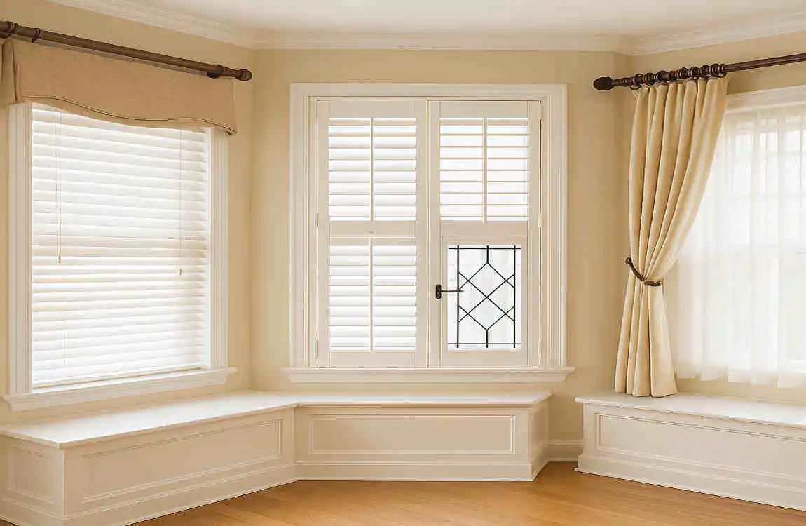 do curtains stay with the house