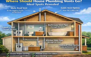 where should a house plumbing vent be located