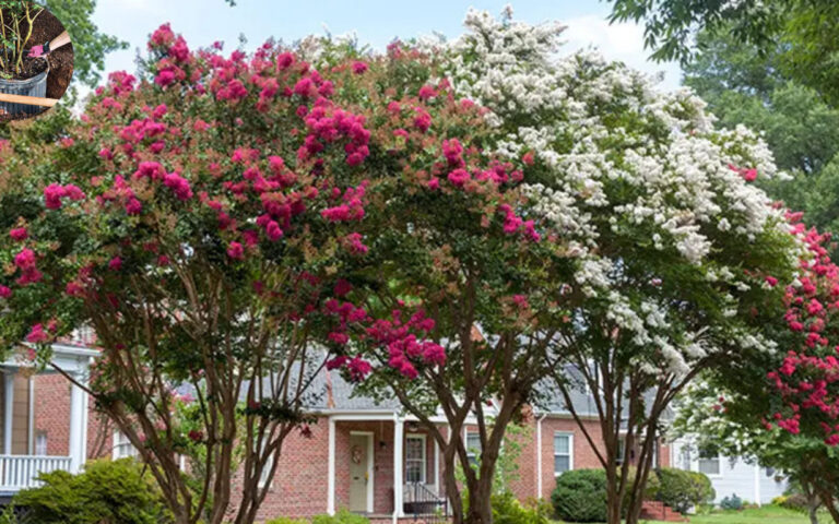 how far to plant crepe myrtle from house