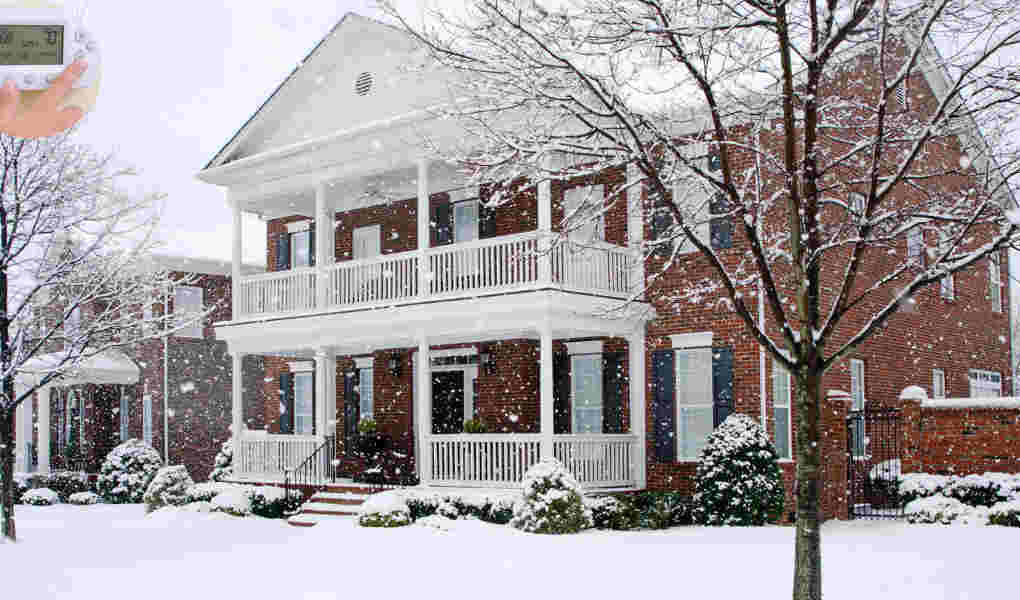 what temperature to leave house in winter when away