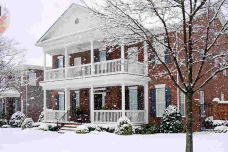 what temperature to leave house in winter when away