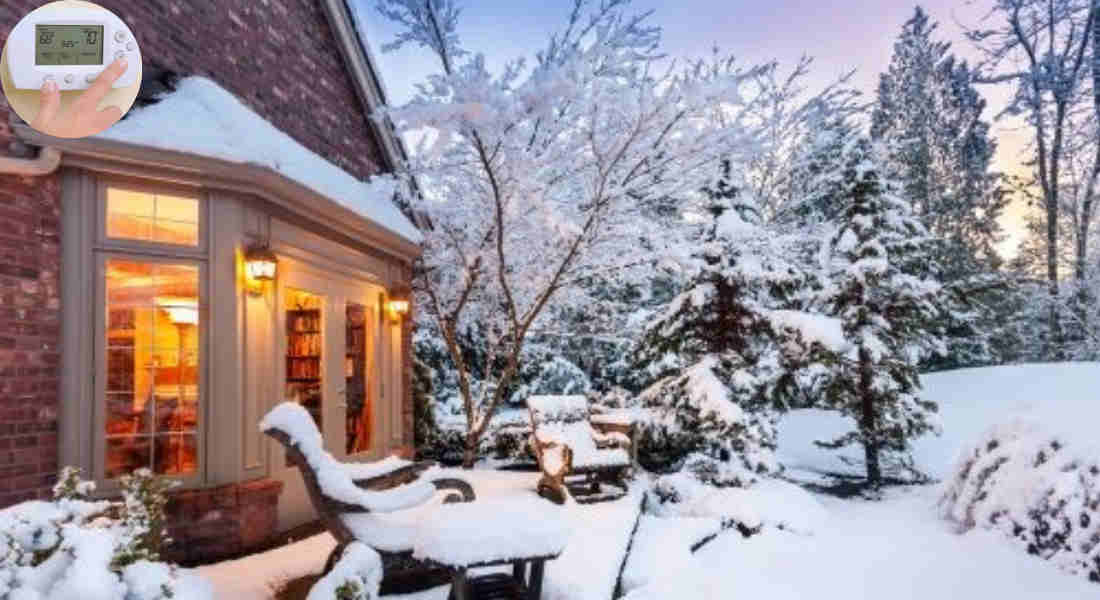 what temperature to leave house in winter when away