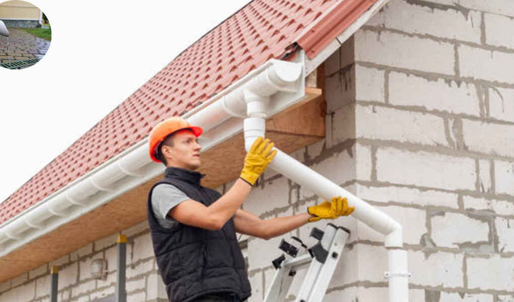 how to drain downspout water away from house