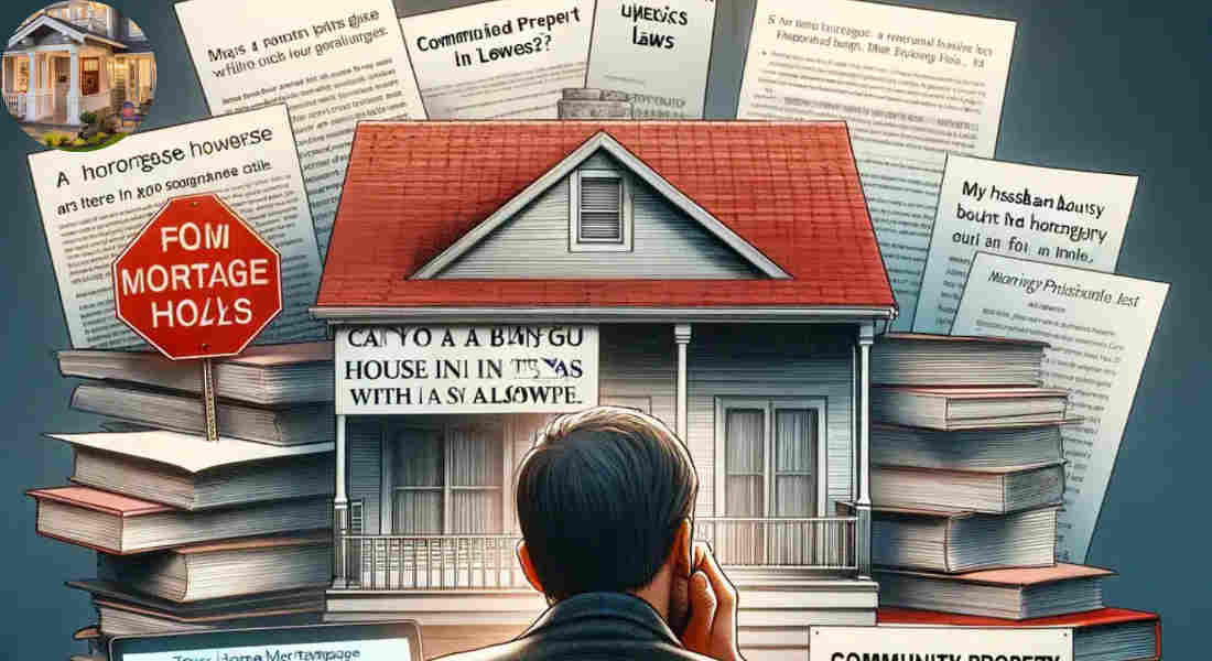 can a spouse buy a house without the other in texas