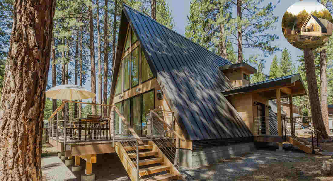a frame house