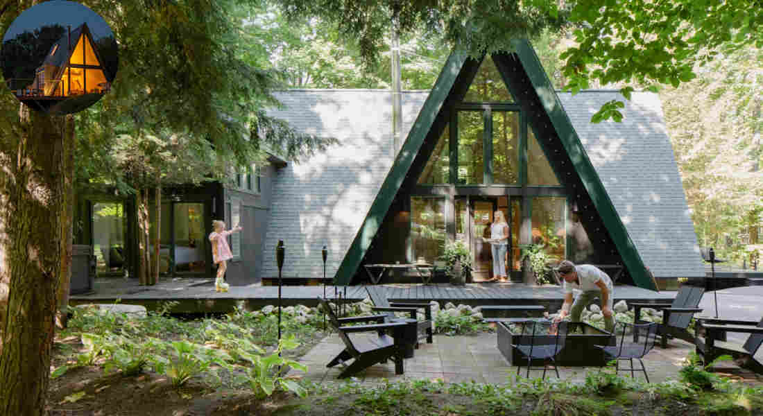 a frame house