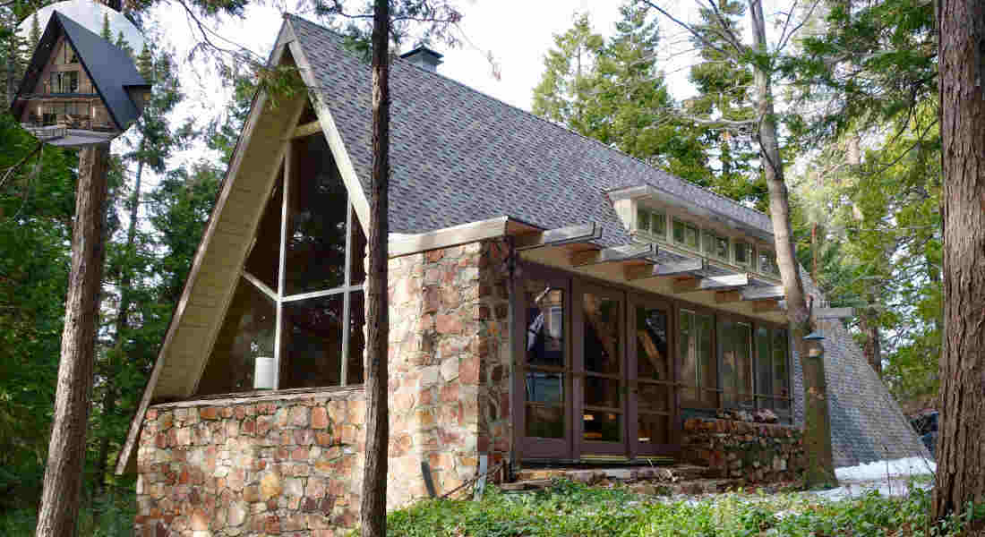 a frame house