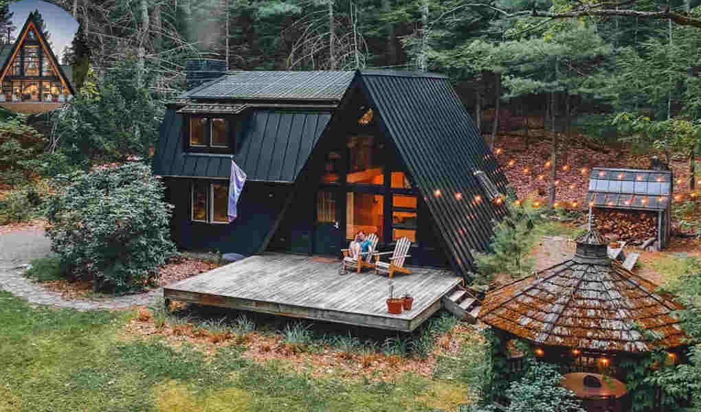 a frame house
