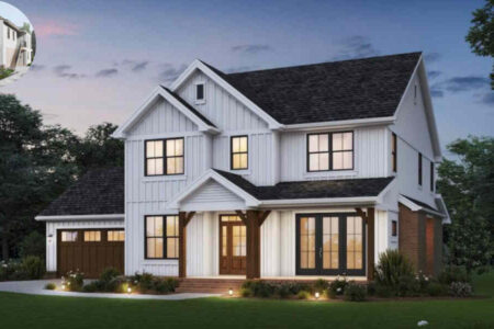 how tall is a 2 story house