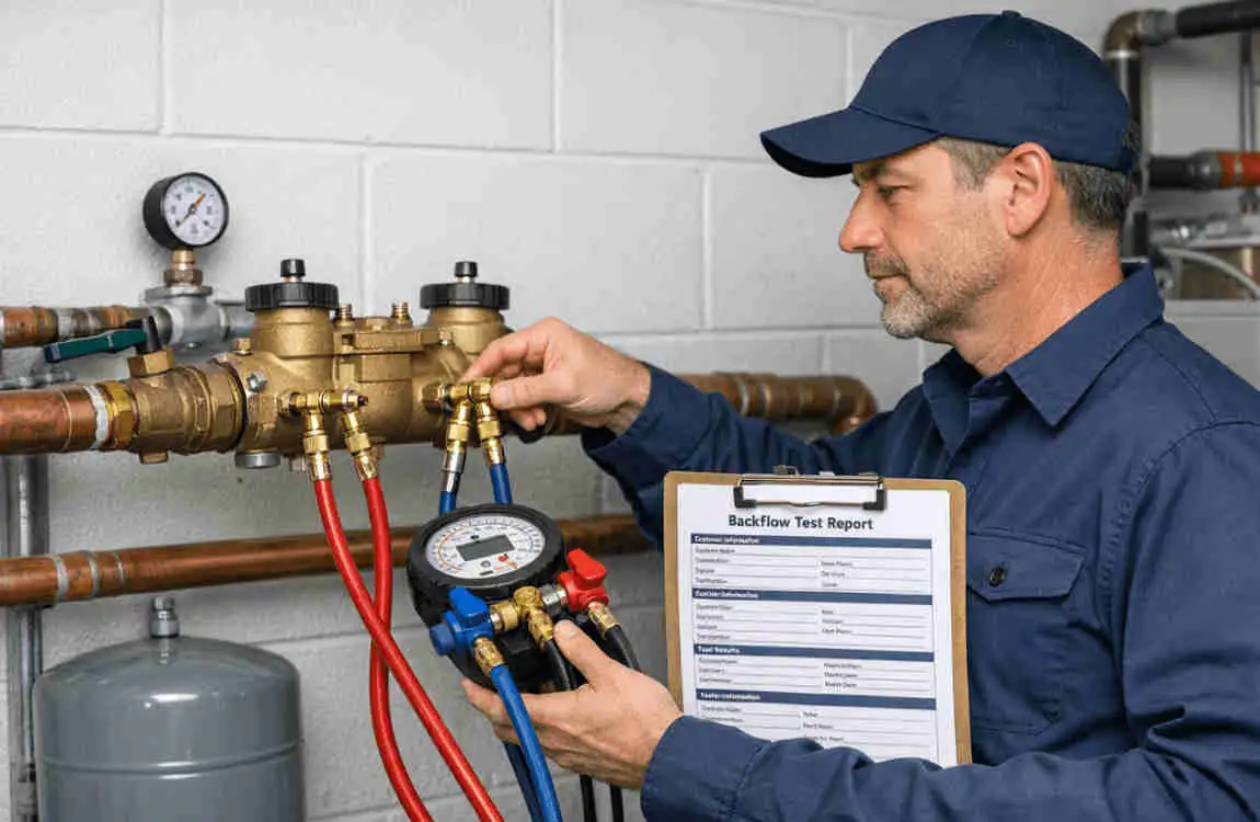 what is a static test for home plumbing