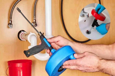 how to use a house plumbing snake toilet