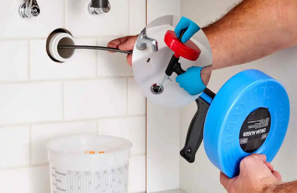 how to use a house plumbing snake toilet