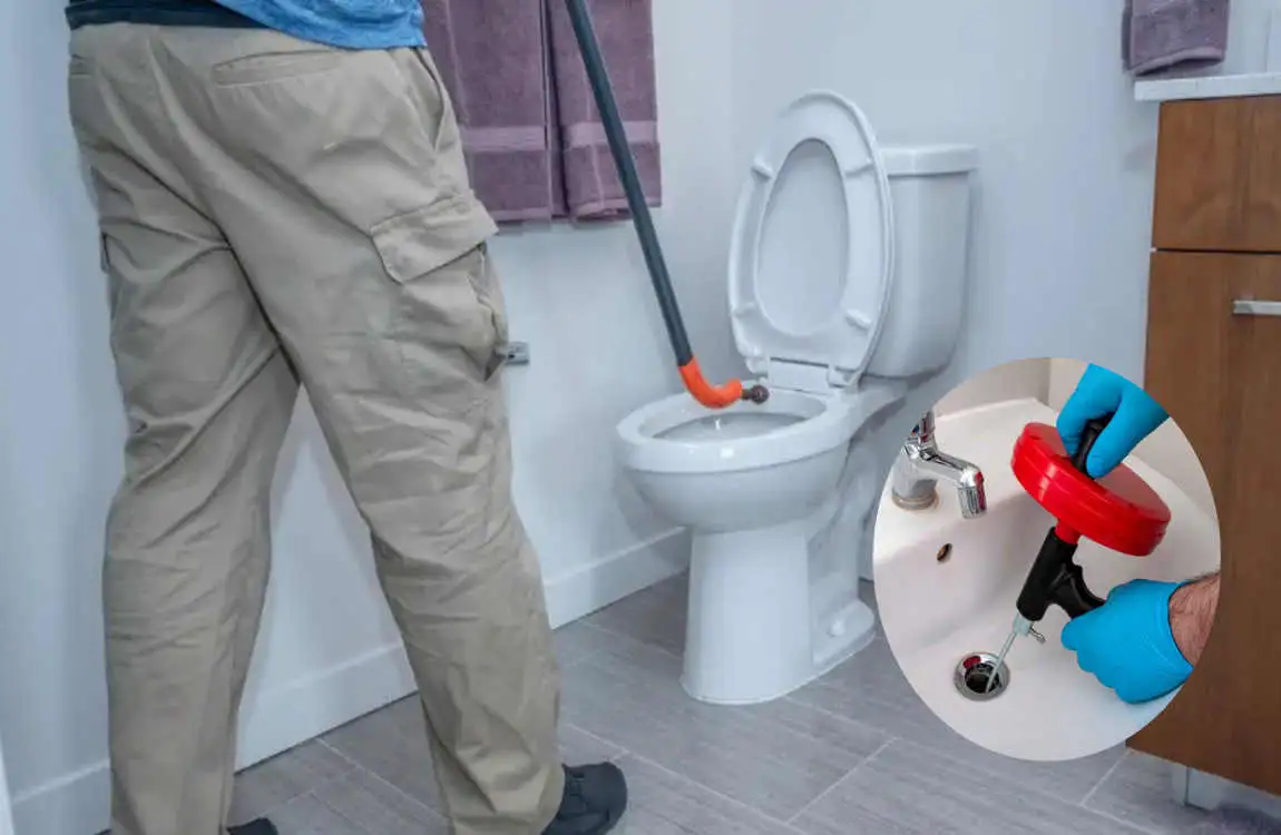 how to use a house plumbing snake toilet