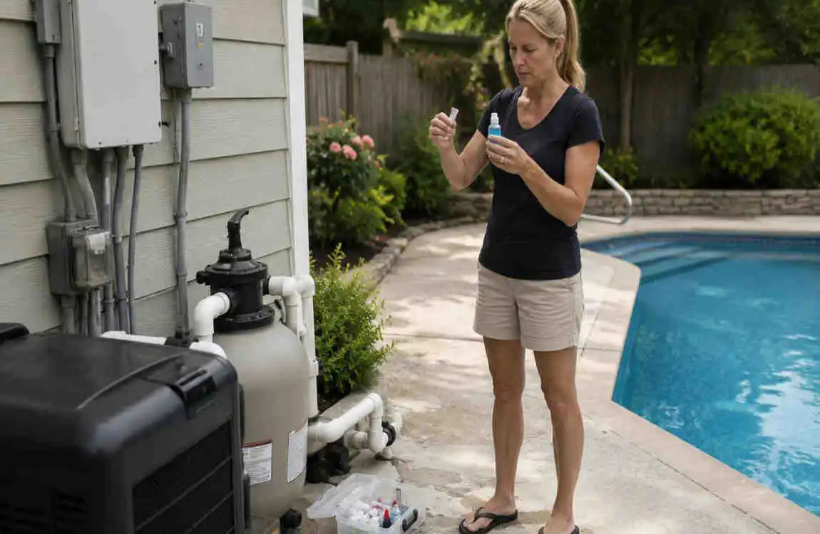 how to find leak in pool house plumbing