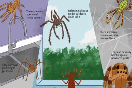 how long do spiders live in your house