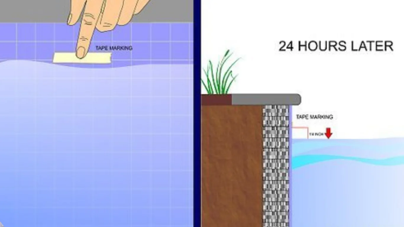 how to find leak in pool house plumbing