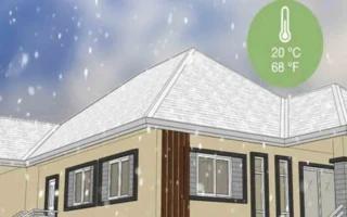 what temperature to leave house in winter when away