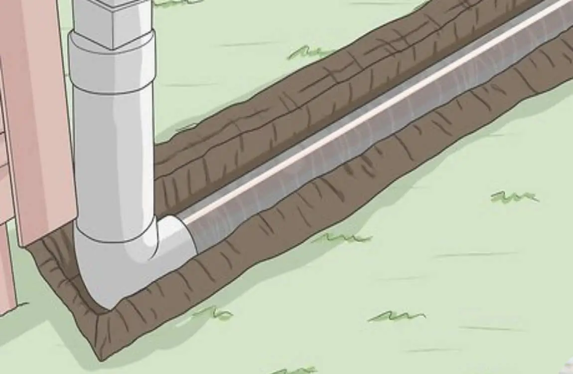 how to drain downspout water away from house