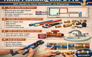 how to reroute home plumbing
