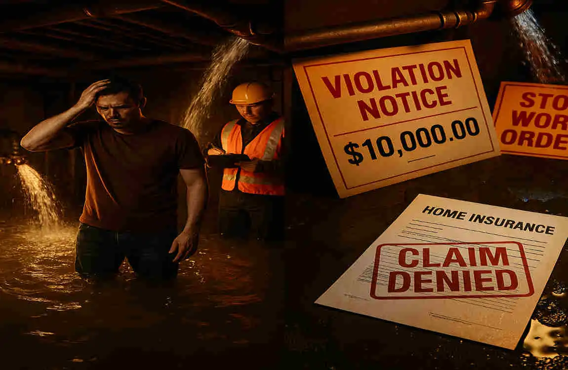 do i need a permit for home plumbing work