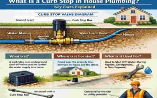 what is a curb stop in house plumbing