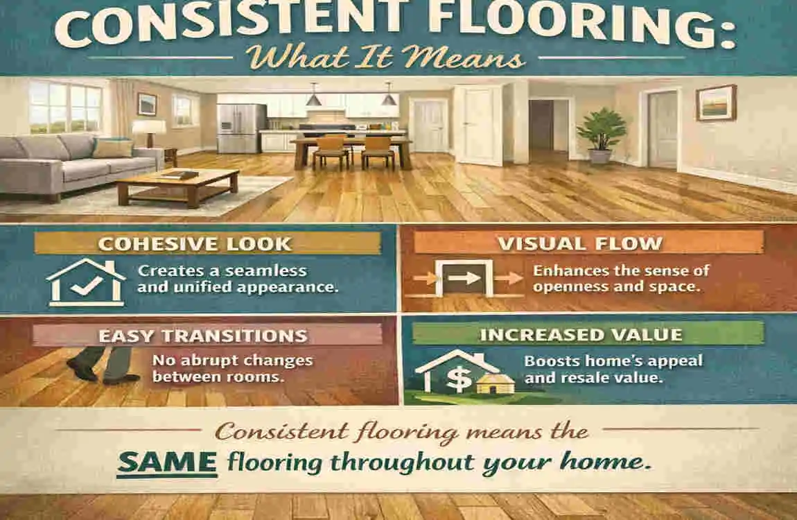 should flooring match throughout house