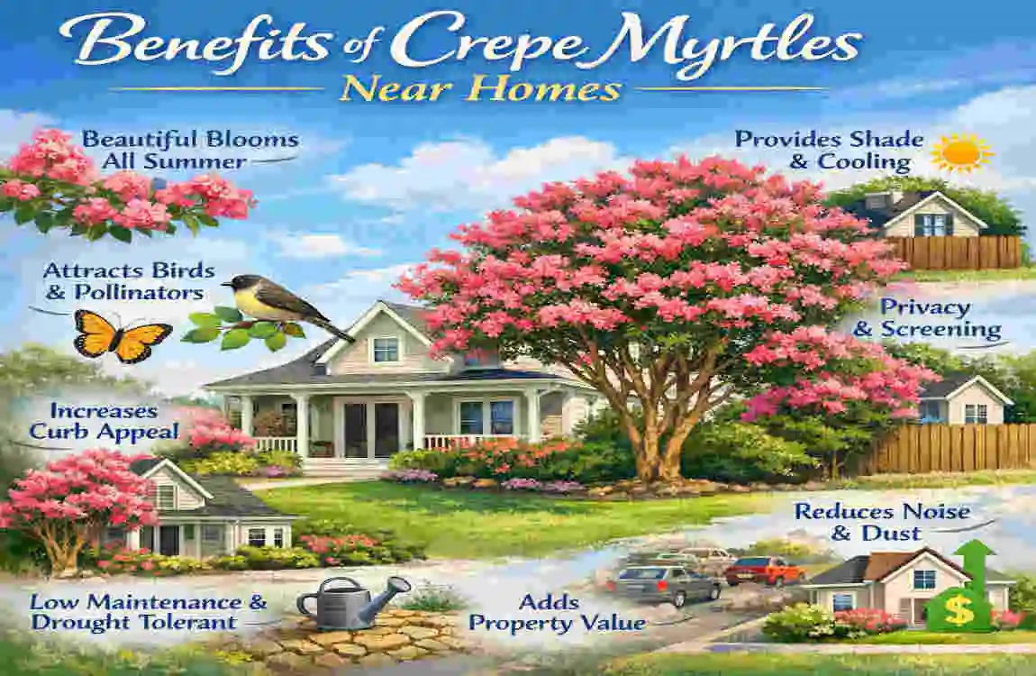 How Far to Plant Crepe Myrtle