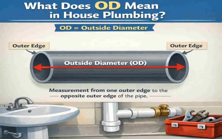 what does od stand for in house plumbing