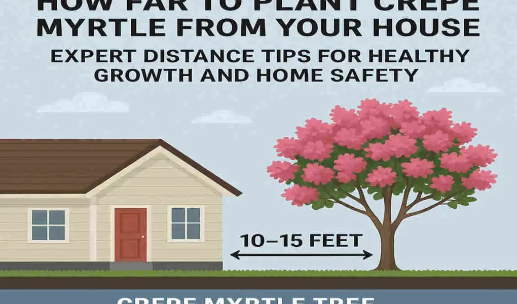 How Far to Plant Crepe Myrtle from Your House: Expert Distance Tips for Healthy Growth and Home Safety