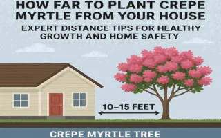 How Far to Plant Crepe Myrtle from Your House: Expert Distance Tips for Healthy Growth and Home Safety