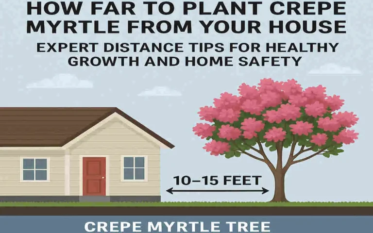 How Far to Plant Crepe Myrtle from Your House: Expert Distance Tips for Healthy Growth and Home Safety