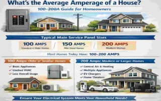 what is the average amperage of a house