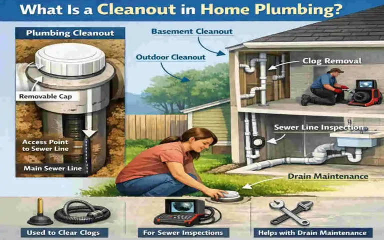 what's a cleanout in home plumbing