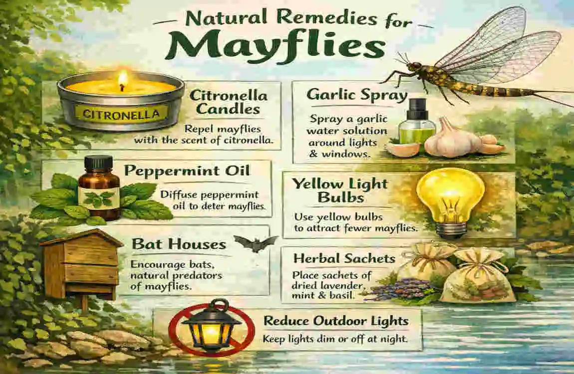 how to get rid of mayflies in your house