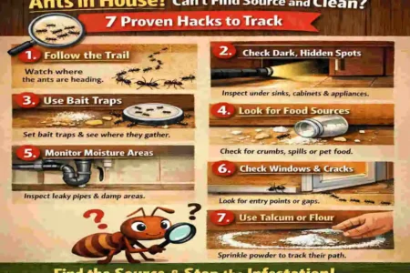 ants in house can't find source