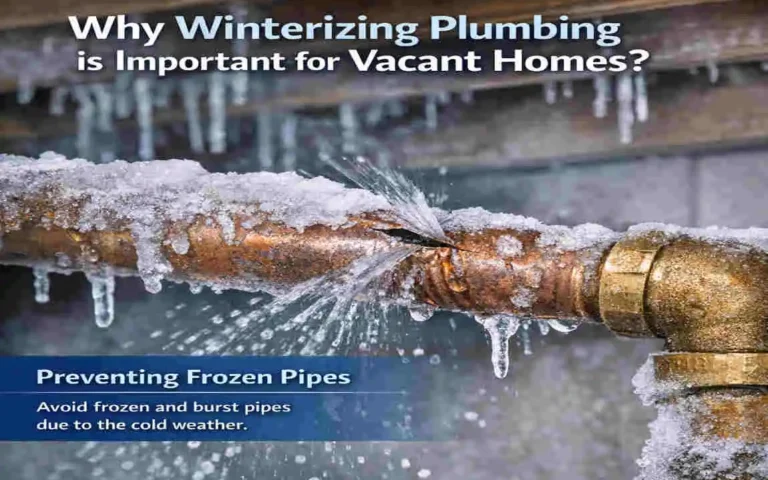 how to winterize plumbing in a vacant house