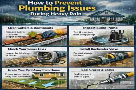 can heavy rain cause home plumbing issues